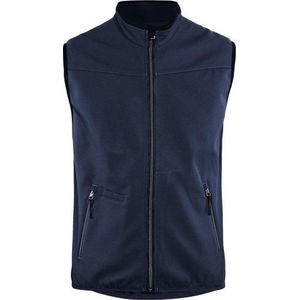 Blåkläder - 3851-2516 - Dames Softshell Bodywarmer - Donker Marineblauw/Zwart - Fleece Gevoerde Kraag