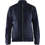 Blaklader Dames service sweatshirt met rits 3394-2526 - Donker marineblauw/Zwart