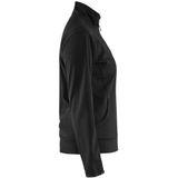 Blaklader Dames service sweatshirt met rits 3394-2526 - Zwart/Donkergrijs
