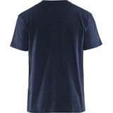 Blaklader 337910428699XS T-Shirt, donkerblauw/zwart, XS,