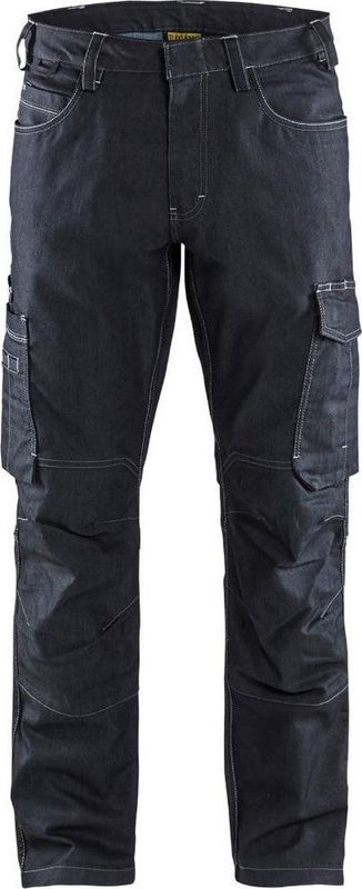 Blaklader Service werkbroek denim stretch 1439-1141 - Marineblauw