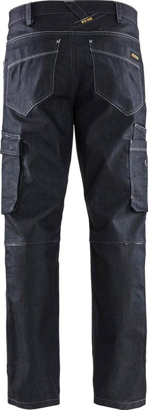 Blaklader Service werkbroek denim stretch 1439-1141 - Marineblauw