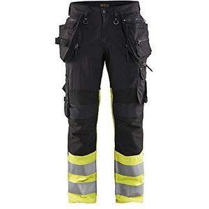 Blaklader 199413309933C62 broek met hoge taille, zwart/geel, maat C62