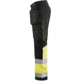 Blaklader 1558 Reflecterende Werkbroek Stretch Marineblauw/Oranje