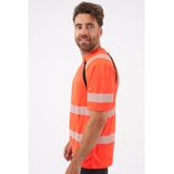 Blåkläder - 3397-1013 - UV-T-shirt - High Vis Geel/Marineblauw - Materiaal met UV Bescherming
