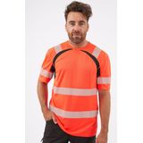 Blåkläder - 3397-1013 - UV-T-shirt - High Vis - Oranje/Marineblauw - Polyester