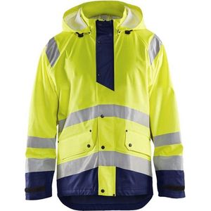 Blåkläder - 4323-2000 - Regenjas - High Vis Geel/Marineblauw - Wind- en Waterdicht