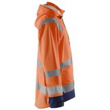 Blåkläder - 4323-2000 - Regenjas - High Vis Oranje/Marineblauw - Waterdicht
