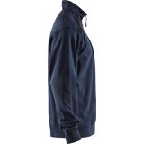 Industrie - Bi-Colour Sweater - Katoen - Hoge Kraag met Rits