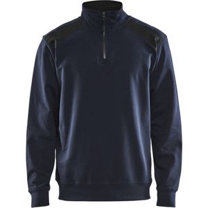 Blåkläder - 3353-1158 Sweatshirt - Donker Marineblauw/Zwart - 100% Katoen