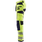 Blaklader High Vis werkbroek met 4-weg stretch 1997-1642 - High Vis Geel/Marineblauw