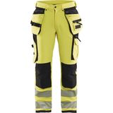 High Visibility Werkbroek 1997 met 4-Weg Stretch High Vis Geel/Zwart