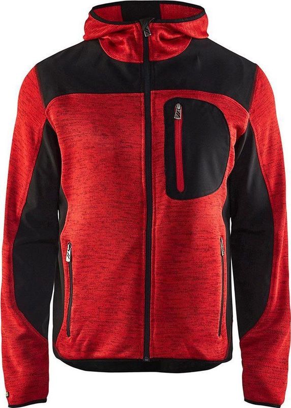 Blåkläder - 4930 - Gebreid Vest - Antraciet - Softshell - Vaste Capuchon