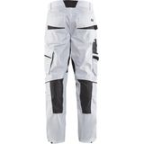 Blaklader Schilderswerkbroek met stretch 1095-1330 - Wit/Donkergrijs