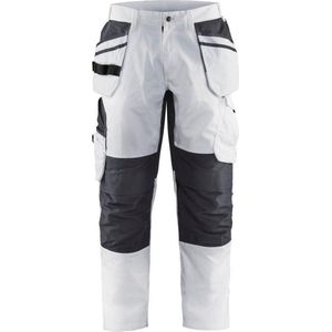 Blaklader Schilderswerkbroek stretch 1096-1330 - Mannen - Wit/Donkergrijs