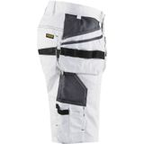 Blåkläder - 1099-1330 Schildersshort - Wit/Donkergrijs - Stretchmateriaal - CORDURA®-versterkt