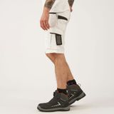 Blåkläder - 1099-1330 Schildersshort - Wit/Donkergrijs - Stretchmateriaal - CORDURA®-versterkt