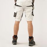 Blåkläder - 1099-1330 Schildersshort - Wit/Donkergrijs - Stretchmateriaal - CORDURA®-versterkt