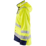 Blåkläder - 4327-2005 - Regenjas - High Vis Geel/Marineblauw - Materiaal met Hoge Beschermingsgraad