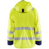 Blåkläder - 4327-2005 - Regenjas - High Vis Geel/Marineblauw - Materiaal met Hoge Beschermingsgraad