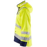 Blåkläder - 4327-2005 - Regenjas - High Vis Geel/Marineblauw - Materiaal met Hoge Beschermingsgraad
