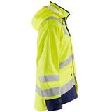 Blåkläder - 4327-2005 - Regenjas - High Vis Geel/Marineblauw - Materiaal met Hoge Beschermingsgraad