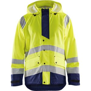 Blåkläder - 4327-2005 - Regenjas - High Vis Geel/Marineblauw - Materiaal met Vele Beschermende Eigenschappen