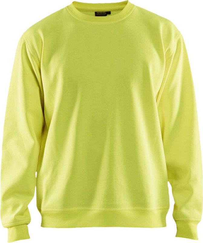 Blåkläder - 3401-1074 - Sweatshirt - High Vis Geel - 65% Polyester 35% Katoen