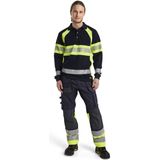 Blåkläder - 1487-1512 Werkbroek - Marine/High Vis Geel - Stretchmateriaal - Slijtvaste Stof
