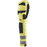 Blåkläder - 1587-1512 Werkbroek - High Vis Geel/Marineblauw - Stretchmateriaal