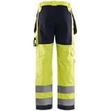 Blåkläder - 1587-1512 Werkbroek - High Vis Geel/Marineblauw - Stretchmateriaal