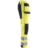 Blåkläder - 1587-1512 Werkbroek - High Vis Geel/Marineblauw - Stretchmateriaal
