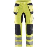 Blåkläder - 1587-1512 Werkbroek - High Vis Geel/Marineblauw - Stretchmateriaal