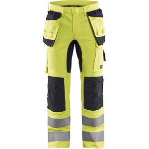 Blåkläder - 1587-1512 Werkbroek - High Vis Geel/Marineblauw - Stretchmateriaal