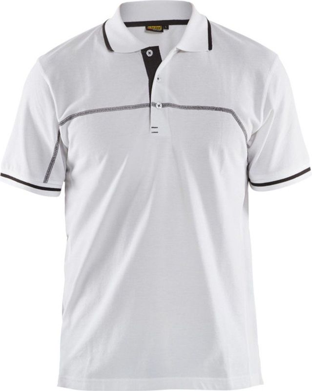 Blåkläder - 3389-1050 - Poloshirt - Wit/Donkergrijs - Katoen/Polyester