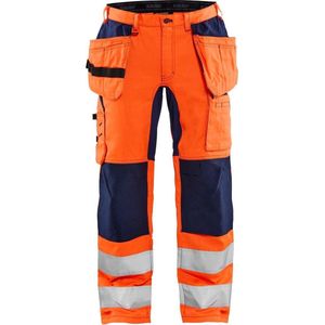 Blåkläder - 1552-1811 - Werkbroek - Oranje/Marineblauw - High Vis