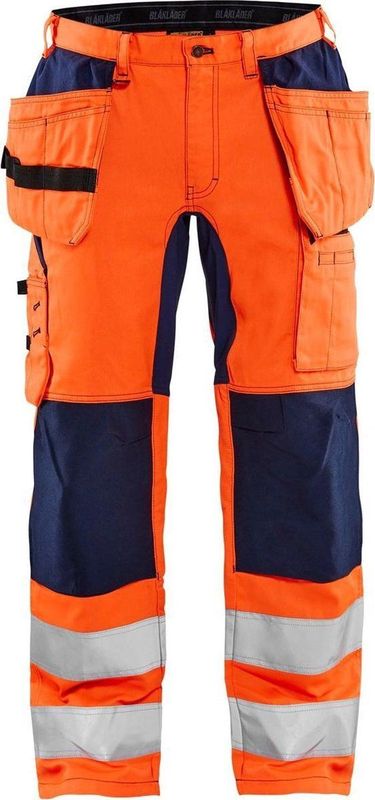 Blåkläder - 1552-1811 - Werkbroek - Oranje/Marineblauw - High Vis