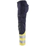 Blaklader Multinorm Dames Werkbroek Inherent 7188-1512 - Marine/High Vis Geel