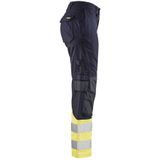 Blåkläder - 7188-1512 Werkbroek - Marine/High Vis Geel - Inherent Ripstop