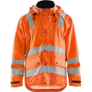Blåkläder - 4327-2005 - Regenjas - High Vis - Oranje - Materiaal met sterke beschermende eigenschappen