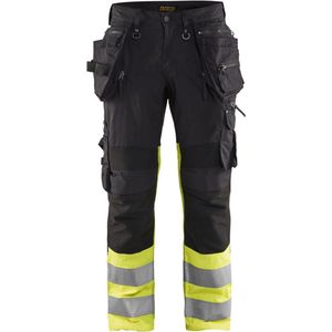 Blaklader High Vis werkbroek met stretch X1900 1994-1330 - Zwart/High Vis Geel