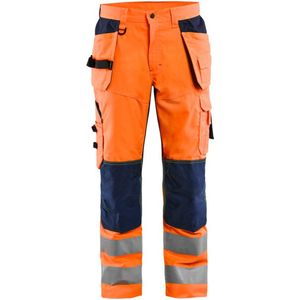 Blåkläder - 1565-1811 Werkbroek - High Vis - Oranje/Marineblauw - Ventilerend