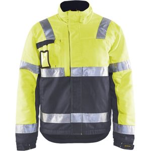 Blåkläder - Winterjas - High-Vis Geel/Medium Grijs - Waterafstotend Materiaal