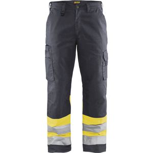 Blaklader 156418119633C62 werkbroek met hoge zichtbaarheid, middelgrijs/hoog vizier, maat C62