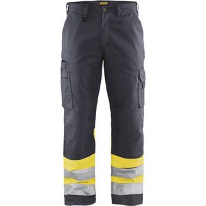 Blaklader Werkbroek High Vis 1564-1811 - Medium Grijs/High Vis Geel