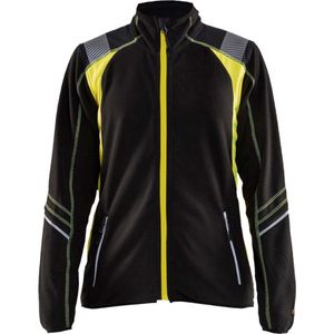 Blåkläder - 4973-1010 - Dames Jack - Zwart/High Vis Geel - Microfleece