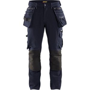 Blaklader Werkbroek met 4-weg stretch X1900 1998-1644 - Donker marineblauw/Zwart