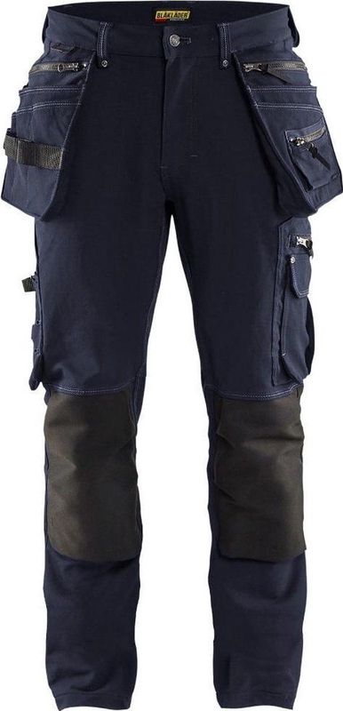 Blaklader - 1998 - Werkbroek - Zwart - 4-Weg Stretch - Waterafstotend