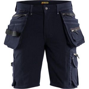 Blaklader Short - Werkbroek - Donker Marineblauw/Zwart - 4-weg Stretch