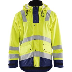 4307 - Regenjas - Highvis - Wind- en Waterdicht - 100% Polyester - Fleece Voering